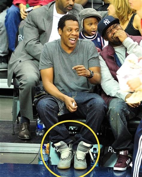Published august 18, 2014 at 624 × 720 in barber madness! Jay-Z, No Hair-Cut & Dope Sneaks, Hits the Knicks/Nets ...