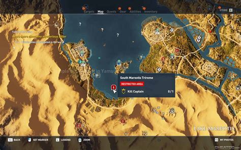 Assassin S Creed Origins Guide Walkthrough South Mareotis Trireme
