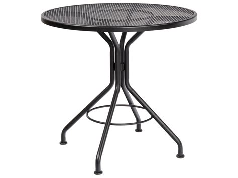 Woodard Wrought Iron Mesh 30 Wide Round Bistro Table Wr280134
