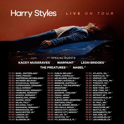 'love on tour' will be going out across the usa this september. Harry Styles: Live on Tour | Harry Styles Wiki | FANDOM ...