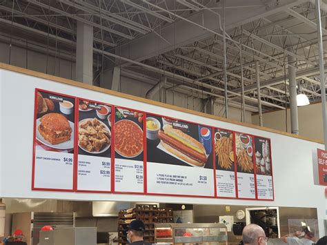 Food Court Menu In Toronto R Costco