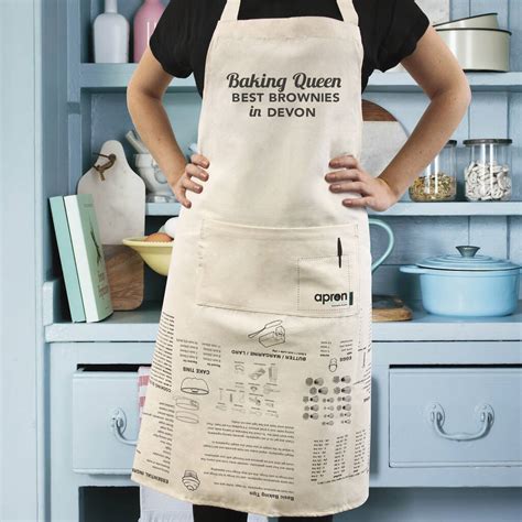 Personalised Baking Apron By Hello Lovely