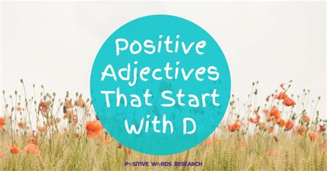 Adjectives that start with d. Positive-Adjectives-That-Start-With-D | Positive Words ...