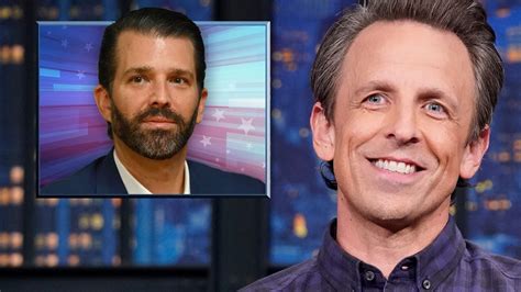 Watch Late Night With Seth Meyers Highlight Don Jrs Coup Texts Revealed Tucker Carlson