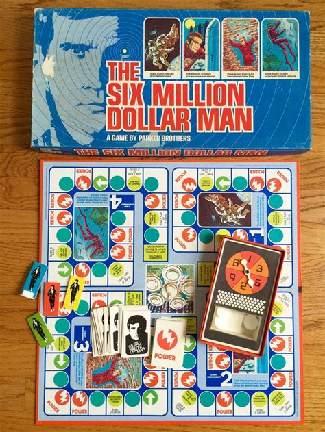 Vintage 1970s Board Game Parker Brothers The Six Million Etsy