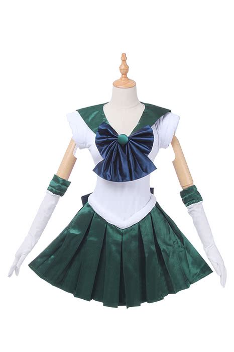 Sailor Moon Sailor Neptune Kaiou Michiru Fighting Uniform Cosplay