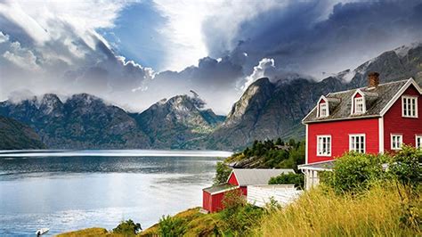 Pin By Vicki Kase On Musique Norway Landscape Landscape Wallpaper