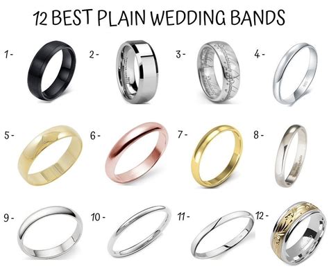 Your Guide To Plain Bands Wedding And Bridal Inspiration