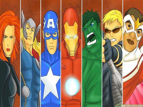 Avengers Cartoon Characters Wallpapers Top Free Avengers Cartoon
