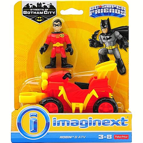 New Imaginext Dc Universe Comics Super Friends Robin And Atv Batman