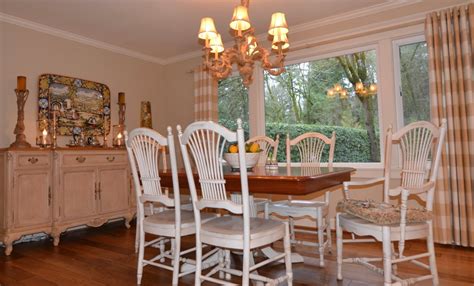 Updated French Country Style Cottage Farmhouse Dining Room Portland By Di Barker Interiors