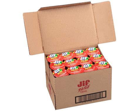 Jif To Go 15 Oz Creamy Peanut Butter Portion Control Cups 96 Count