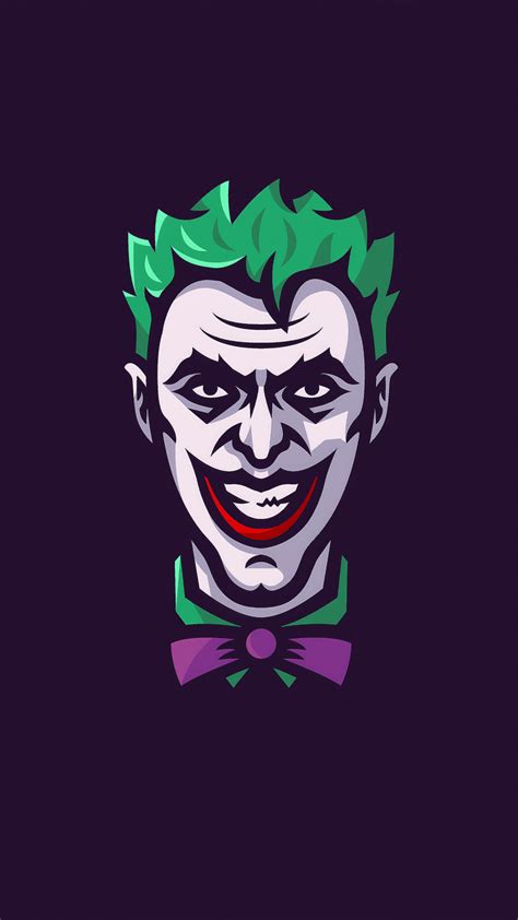 1080x1920 Joker Superheroes Minimalism Minimalist Artist Artwork