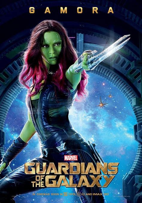 New Guardians Of The Galaxy Gamora Poster Cultjer