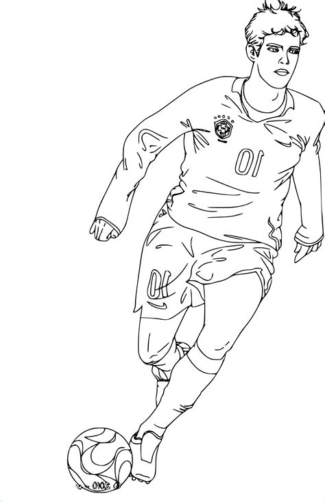 Coloriage Dun Joueur Amateur De Football Super Coloring Pages Sports