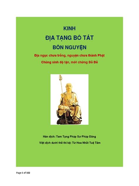 Kinh Dia Tang Bo Tat Bon Nguyen Thi Hoa Pdf