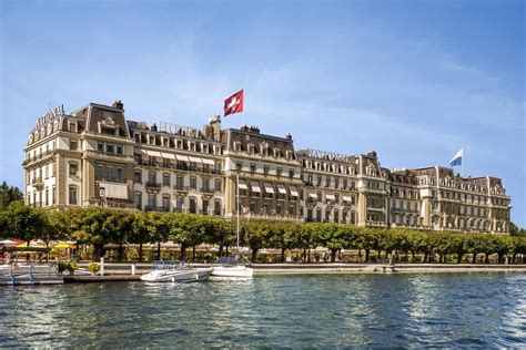 Grand Hotel National Lucerne Is Located On The Shores Of Lake Lucerne