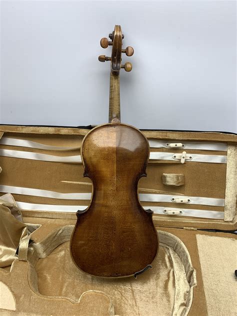 19th Century German Violin With 36cm Two Piece Maple Back And Ribs And