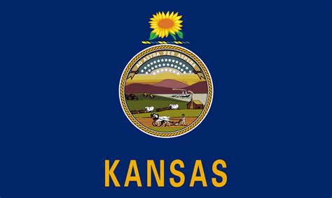 Flag Of Kansas Meaning Sunflower Emblem History Britannica