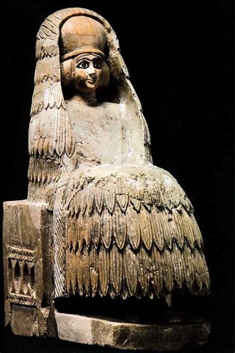 Ishtar Statue With Headdress From The Temple Of Ishtar At Mari Syria