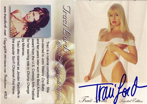 Traci Lords Rare Autographed Card Sexy 35 Ltd Ed 24078627
