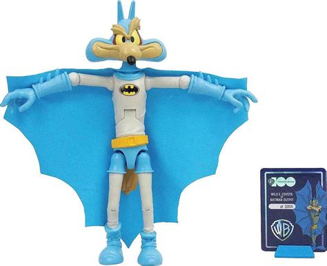 Looney Tunes X Dc Wb100 Wile E Coyote In Batman Outfit 7 Inch Action