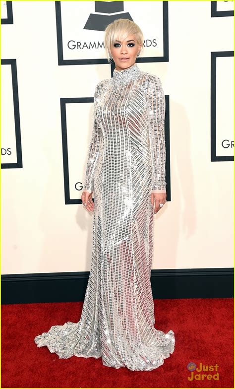 Rita Ora Makes Shimmering Entrance At Grammys 2015 Photo 772526