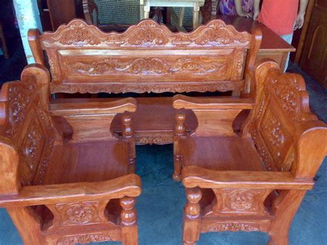 Wood Furniture Elegance Sala Set For Sale From Manila