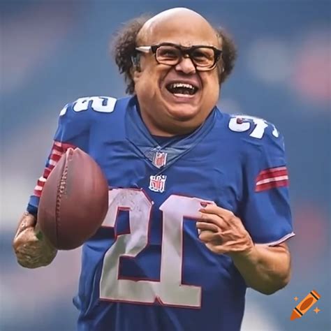 Danny Devito Wearing Ny Giants Jersey On Craiyon