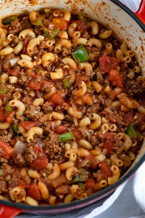 This is a wonderful fast soup to make any day of the week, says judy brander of two harbors, minnesota. Classic Goulash made in ONE POT with ground beef, bell ...