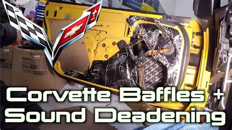 Corvette C5 Speaker Baffles And Sound Deadening Youtube