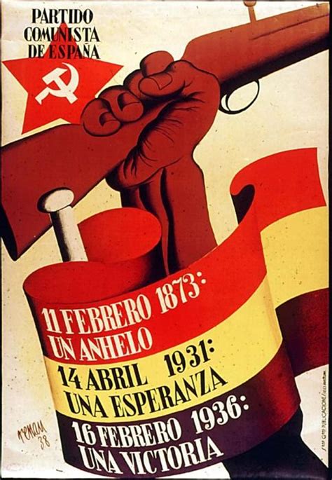 PG181 Partido Comunista de España poster by Josep Renau 1938