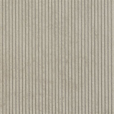 Grey Stone Corduroy Striped Soft Velvet Upholstery Fabric By The Yard