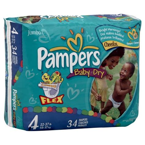 Pampers Baby Dry Diapers Size 4 Both Jumbo Pack 22 37 Lbs