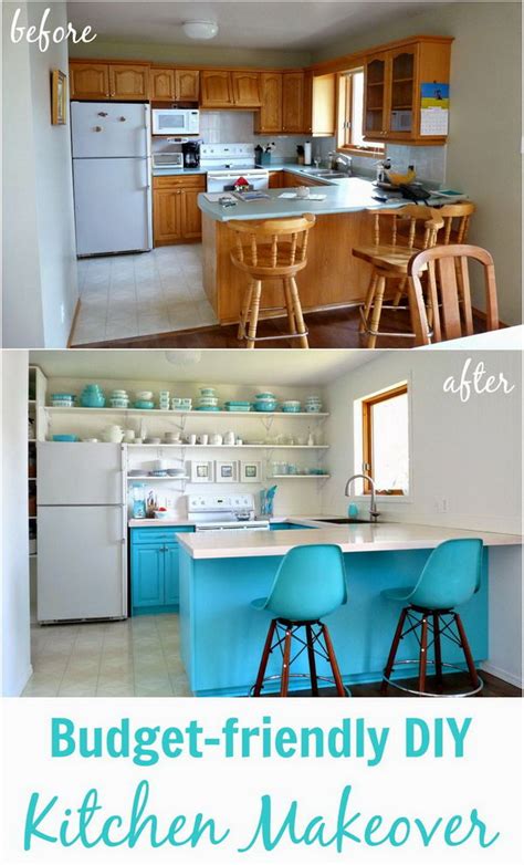 Before And After 25 Budget Friendly Kitchen Makeover Ideas Flux Decor