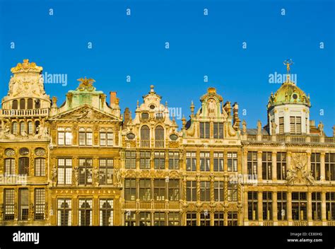 Gothic Renaissance And Baroque Facades In The Grand Place Centre Of