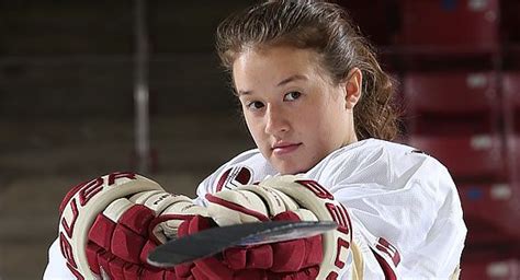 Freshman Daryl Watts Boston College Womens Hockey Hockey Goalie