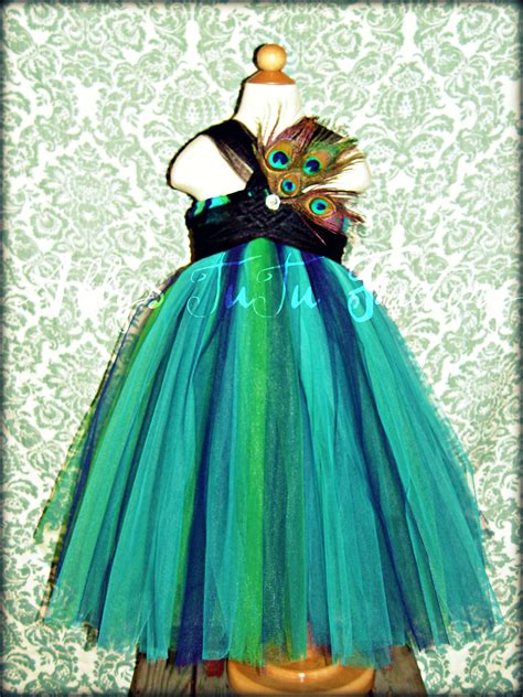 Peacock Tutu Costume Dress Beautiful Vibrant Colors Blend Flickr