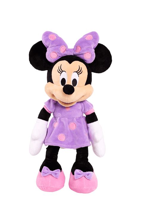 Mickey Mouse Clubhouse Large Plush Minnie Mouse In Purple Dress