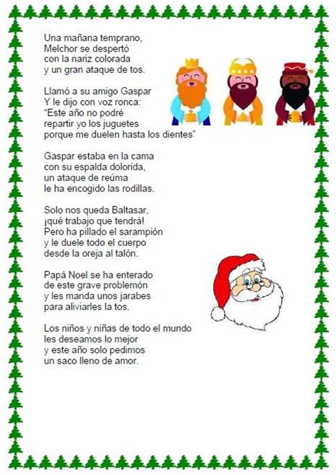 8 Mejores Imágenes De Poesías Navidad Christmas Poems Spanish Y