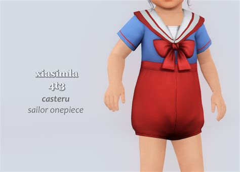 4t3 Casteru Sailor Onepiece One Piece Maxi Outfits Sims 3 Cc Finds