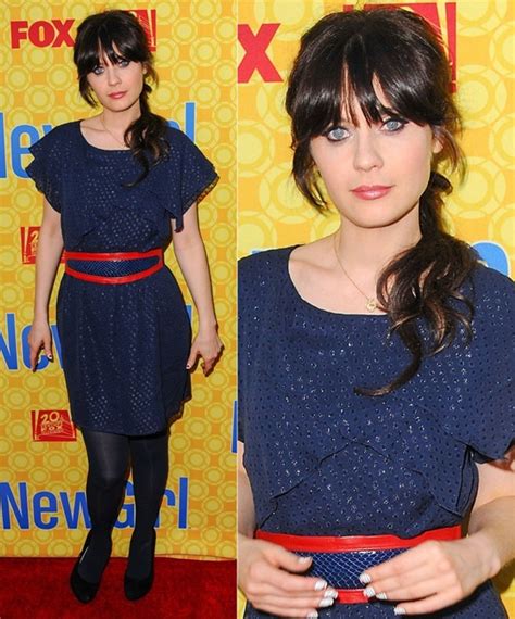 Cooley Zooey Style Guide Ct Trend Alert Navy Blue With An Orange Belt