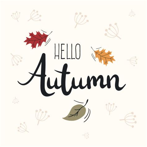 Hello Autumn Illustrations, Royalty-Free Vector Graphics & Clip Art