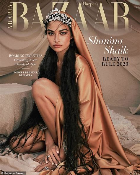 Shanina Shaik Poses In Stunning Desert Shoot For Harpers Bazaar Arabia