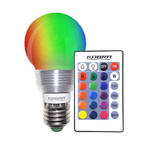 Led Bulb Color Changing Light Bulb With Remote Control 16 Different
