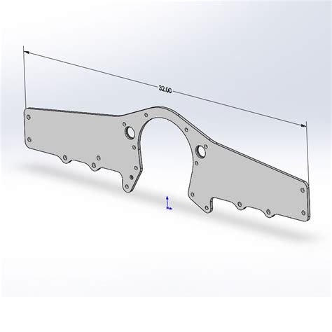 Sbf Motor Plate Ict Billet Sbf Front Engine Plate Solid 289 351w Motor