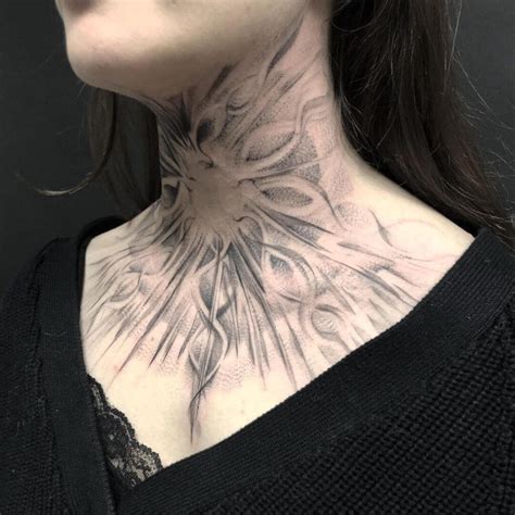 30 Attractive Neck Tattoo Art For Women Ideasdonuts