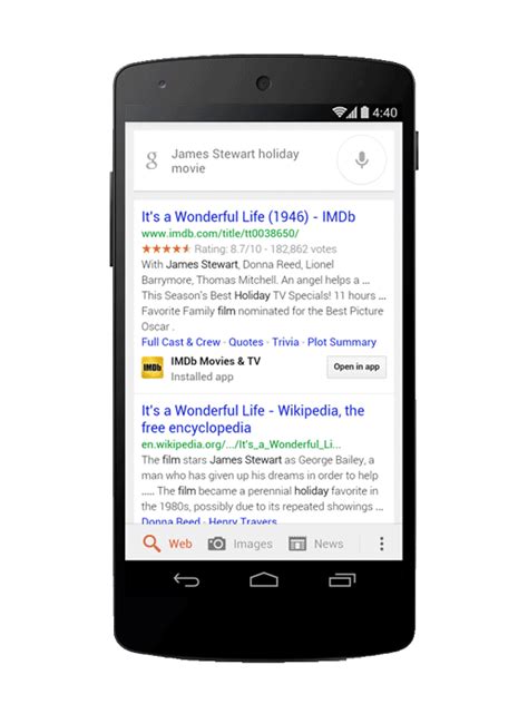 This app is an automatic file sync and backup tool. Google Search for Android can now find search results ...