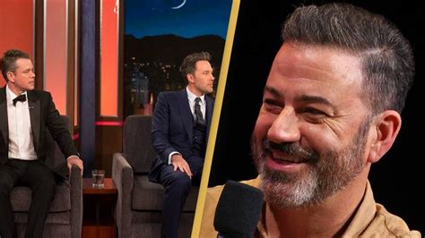 Strike Force Fives Jimmy Kimmel Says Matt Damon And Ben Affleck
