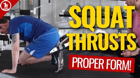 Squat Thrusts Exercise — How To Do A Squat Thrust Revolutionfitlv